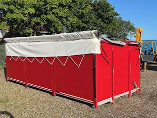NOPA Kornkasse med aut. pressening Container